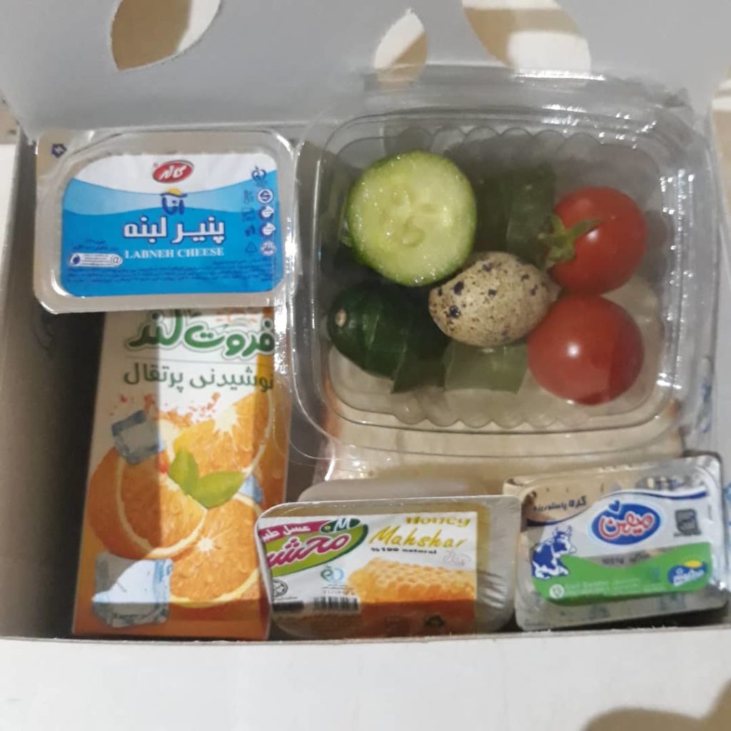 صبحانه آماده متنوع سایت مهمانو