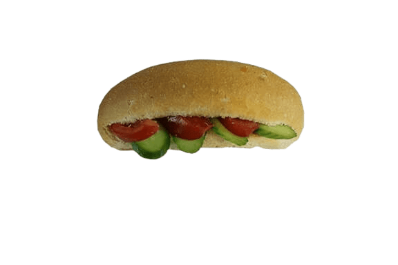 عکس ساندویچ نان پنیر خیار گوجه